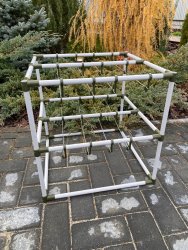 Каркас для сушилки пластиковый два яруса